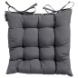 Madison Cojín para silla Panama 46x46 cm gris Madison Cojín para silla Panama 46x46 cm gris