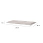 Madison Cojín para banco Panama 180x48 cm beige claro Madison Cojín para banco Panama 180x48 cm beige claro