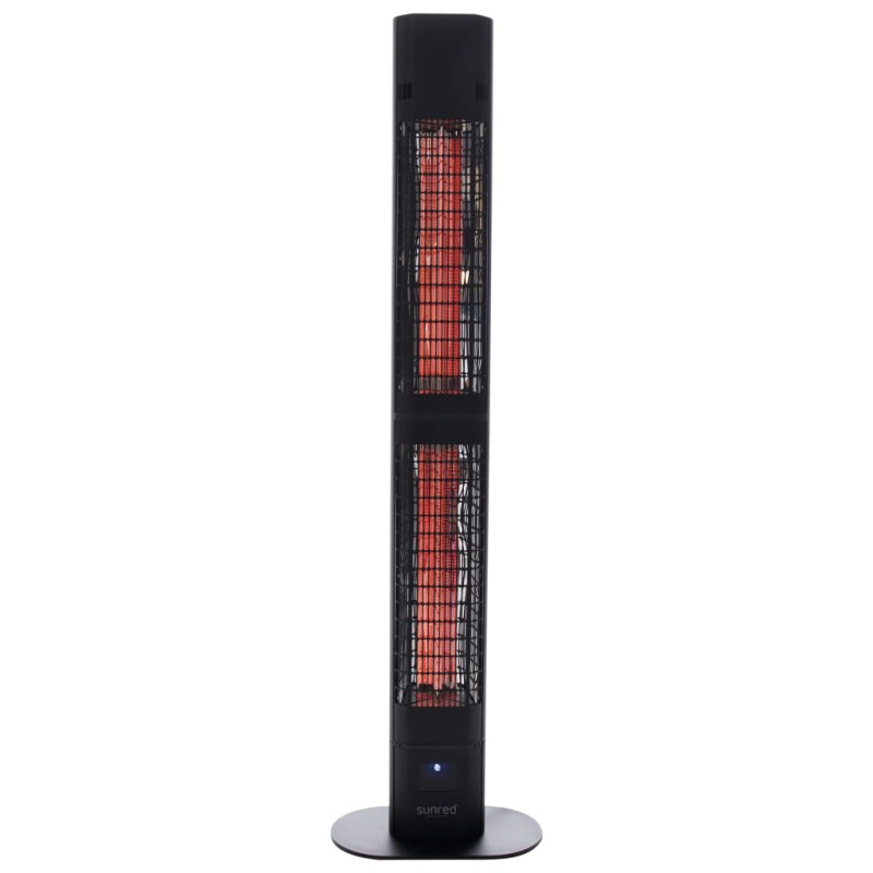 Sunred Calefactor patio Royal Diamond Dark rosa oro Lounge 3000W negro Sunred Calefactor patio Royal Diamond Dark rosa oro Lounge 3000W negro