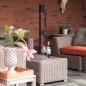 Sunred Calefactor patio Royal Diamond Dark rosa oro Lounge 3000W negro Sunred Calefactor patio Royal Diamond Dark rosa oro Lounge 3000W negro