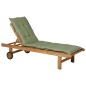 Madison Cojín para tumbona Panama verde salvia 200x60 cm Madison Cojín para tumbona Panama verde salvia 200x60 cm