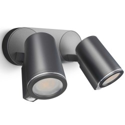 Steinel Foco de exterior con sensor Spot Duo Sensor negro