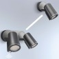 Steinel Foco de exterior con sensor Spot Duo Sensor negro Steinel Foco de exterior con sensor Spot Duo Sensor negro