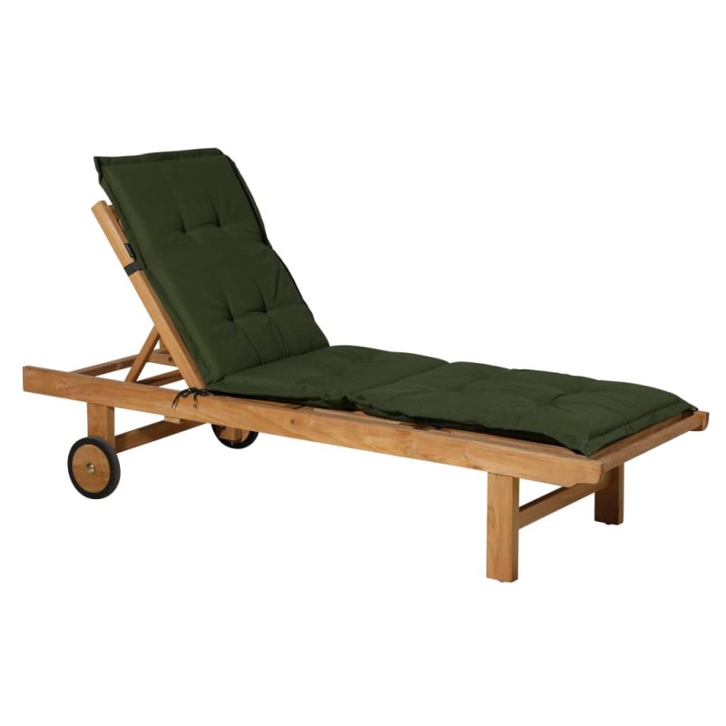 Madison Cojín para tumbona Panama verde 200x60 cm Madison Cojín para tumbona Panama verde 200x60 cm