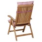 Madison Cojín de silla con respaldo bajo Panama 105x50cm rosa suave Madison Cojín de silla con respaldo bajo Panama 105x50cm rosa suave