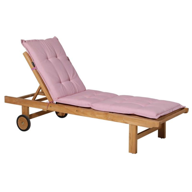 Madison Cojín para tumbona Panama rosa suave 200x60 cm Madison Cojín para tumbona Panama rosa suave 200x60 cm