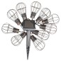 HI Cadena de bombillas LED solares de jardín 10 uds 5,5 cm HI Cadena de bombillas LED solares de jardín 10 uds 5,5 cm