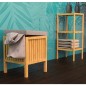 EISL Cesto lavandería 2-en-1 asiento amortiguador bambú 39x39x52,5 cm EISL Cesto lavandería 2-en-1 asiento amortiguador bambú 39x39x52,5 cm