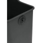 EKO Cubo de basura de pedal Rejoice 2x12 L plateado mate EKO Cubo de basura de pedal Rejoice 2x12 L plateado mate