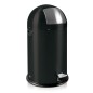 EKO Cubo de basura de pedal Kickcan 33 L negro mate EKO Cubo de basura de pedal Kickcan 33 L negro mate