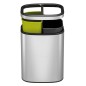 EKO Cubo de basura abierto OLI-Cube 2x10 L plateado mate EKO Cubo de basura abierto OLI-Cube 2x10 L plateado mate