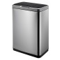 EKO Cubo de basura con sensor Mirage 45 L plateado mate EKO Cubo de basura con sensor Mirage 45 L plateado mate