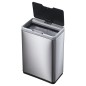 EKO Cubo de basura con sensor Mirage 45 L plateado mate EKO Cubo de basura con sensor Mirage 45 L plateado mate