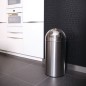 EKO Cubo de basura con tapa de empuje push 40 L plaeado mate EKO Cubo de basura con tapa de empuje push 40 L plaeado mate