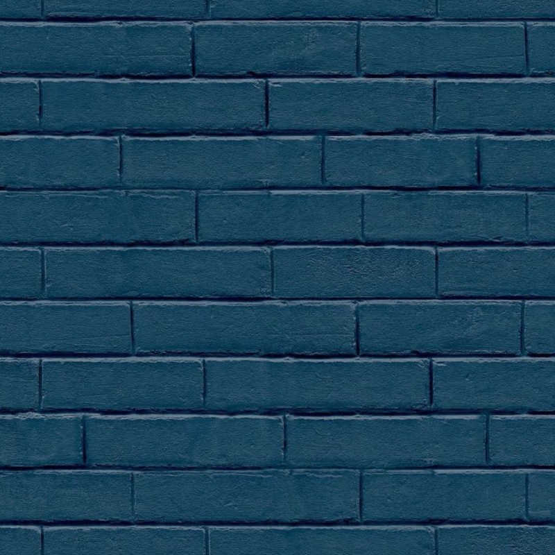 Noordwand Papel de pared Good Vibes Brick Wall azul Noordwand Papel de pared Good Vibes Brick Wall azul