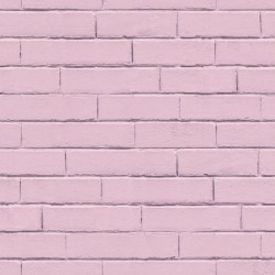 Noordwand Papel de pared Good Vibes Brick Wall rosa