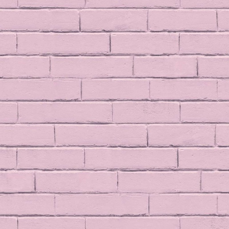 Noordwand Papel de pared Good Vibes Brick Wall rosa