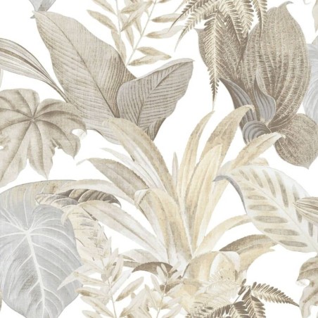 Noordwand Papel de pared Topchic Big Leaves beige