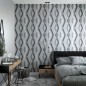 Noordwand Papel de pared Topchic Graphic Lines Diamonds gris y negro Noordwand Papel de pared Topchic Graphic Lines Diamonds gris y negro