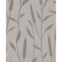 Noordwand Papel de pared Topchic Reed Plumes beige metalizado
