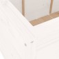 vidaXL Arriate elevado de jardín madera de pino blanco 119,5x82,5x78cm vidaXL Arriate elevado de jardín madera de pino blanco 119,5x82,5x78cm