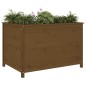 vidaXL Arriate elevado jardín madera pino marrón miel 119,5x82,5x78 cm vidaXL Arriate elevado jardín madera pino marrón miel 119,5x82,5x78 cm