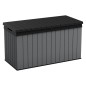 Keter Caja de almacenamiento para jardín Darwin gris 570 L Keter Caja de almacenamiento para jardín Darwin gris 570 L