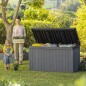 Keter Caja de almacenamiento para jardín Darwin gris 570 L Keter Caja de almacenamiento para jardín Darwin gris 570 L