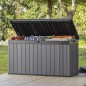 Keter Caja de almacenamiento para jardín Darwin gris 570 L Keter Caja de almacenamiento para jardín Darwin gris 570 L