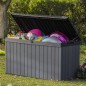 Keter Caja de almacenamiento para jardín Darwin gris 570 L Keter Caja de almacenamiento para jardín Darwin gris 570 L