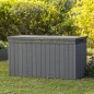 Keter Caja de almacenamiento para jardín Darwin gris 570 L Keter Caja de almacenamiento para jardín Darwin gris 570 L