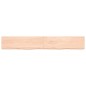 vidaXL Encimera de baño madera maciza sin tratar 200x30x(2-6) cm vidaXL Encimera de baño madera maciza sin tratar 200x30x(2-6) cm