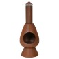 ProGarden Chimenea con tubo Ambient color óxido 110 cm ProGarden Chimenea con tubo Ambient color óxido 110 cm