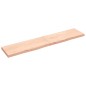 vidaXL Encimera de baño madera maciza sin tratar 200x40x(2-6) cm vidaXL Encimera de baño madera maciza sin tratar 200x40x(2-6) cm