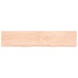 vidaXL Encimera de baño madera maciza sin tratar 200x40x(2-6) cm vidaXL Encimera de baño madera maciza sin tratar 200x40x(2-6) cm