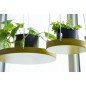 Esschert Design Bandeja colgante para plantas redonda dorada S Esschert Design Bandeja colgante para plantas redonda dorada S