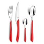 Amefa Cubertería de 16 piezas modelo Eclat rojo Amefa Cubertería de 16 piezas modelo Eclat rojo