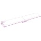 vidaXL Encimera de baño madera maciza sin tratar 220x40x(2-4) cm