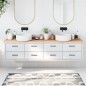 vidaXL Encimera de baño madera maciza sin tratar 220x60x(2-6) cm vidaXL Encimera de baño madera maciza sin tratar 220x60x(2-6) cm