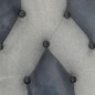 vidaXL Mecedora de cuero auténtico y lona gris vidaXL Mecedora de cuero auténtico y lona gris