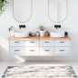 vidaXL Encimera baño madera maciza tratada marrón claro 180x60x(2-4)cm vidaXL Encimera baño madera maciza tratada marrón claro 180x60x(2-4)cm