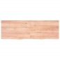 vidaXL Encimera baño madera maciza tratada marrón claro 180x60x(2-4)cm vidaXL Encimera baño madera maciza tratada marrón claro 180x60x(2-4)cm