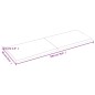 vidaXL Encimera baño madera maciza tratada marrón claro 180x60x(2-4)cm vidaXL Encimera baño madera maciza tratada marrón claro 180x60x(2-4)cm