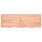 vidaXL Encimera baño madera maciza tratada marrón claro 180x60x(2-4)cm vidaXL Encimera baño madera maciza tratada marrón claro 180x60x(2-4)cm