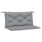 vidaXL Cojines de banco de jardín 2 uds tela Oxford gris 100x50x7 cm vidaXL Cojines de banco de jardín 2 uds tela Oxford gris 100x50x7 cm