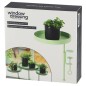 Esschert Design Bandeja para plantas con abrazadera redonda verde M Esschert Design Bandeja para plantas con abrazadera redonda verde M