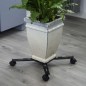Nature Carrito para plantas ajustable 4 brazos netal negro Nature Carrito para plantas ajustable 4 brazos netal negro