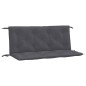 vidaXL Cojines de banco de jardín 2 uds antracita 120x50x7 cm vidaXL Cojines de banco de jardín 2 uds antracita 120x50x7 cm