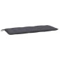 vidaXL Cojines de banco de jardín 2 uds antracita 120x50x7 cm vidaXL Cojines de banco de jardín 2 uds antracita 120x50x7 cm