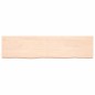 vidaXL Encimera de baño madera maciza sin tratar 160x40x(2-6) cm vidaXL Encimera de baño madera maciza sin tratar 160x40x(2-6) cm